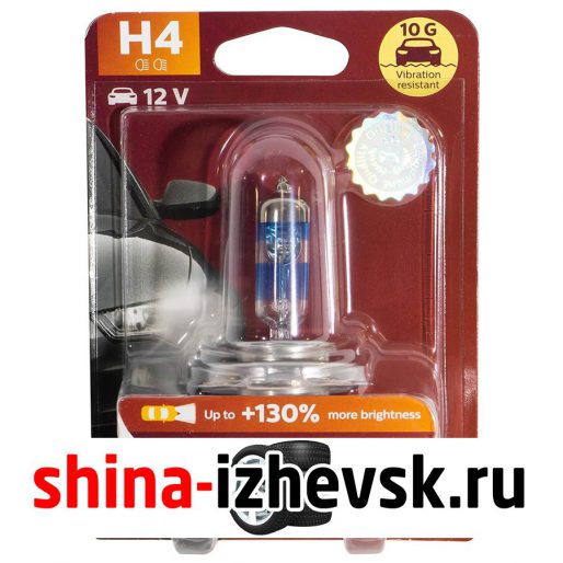 Лампа галогеновая PHILIPS — H4-55 Вт-3500К, 1 шт. в Ижевске